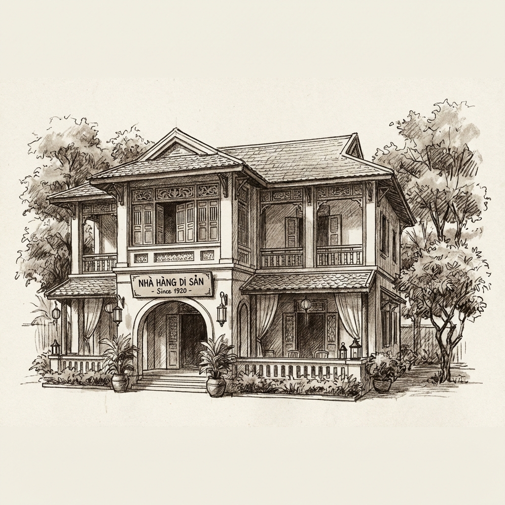 Restaurant History Sketch