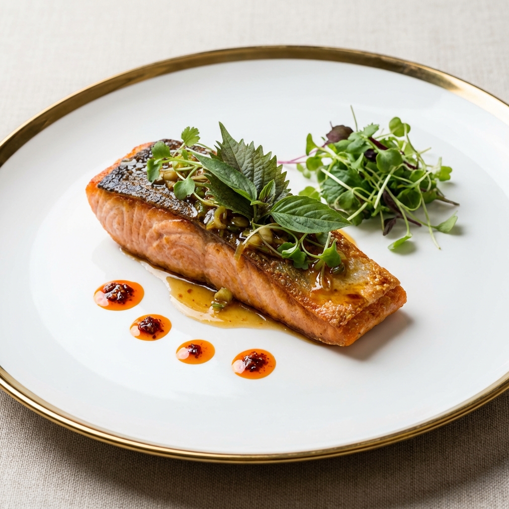 Main course salmon